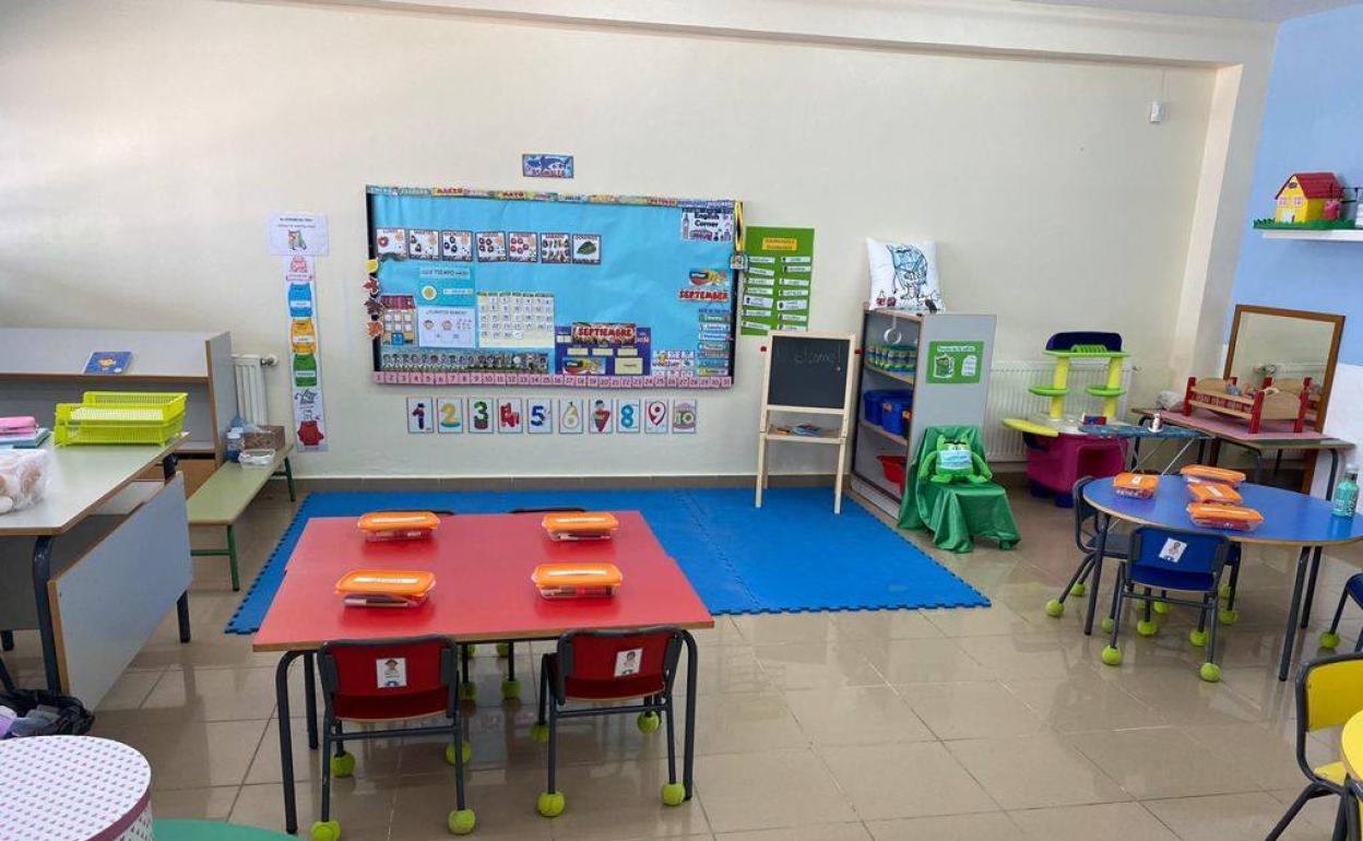 Aula del CEIP 'El Rodeo'. 