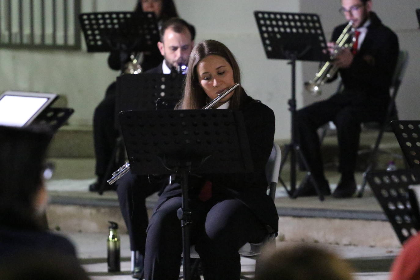 Fotos: La Plaza de la Alcazaba acoge varios conciertos de bandas con un fin solidario
