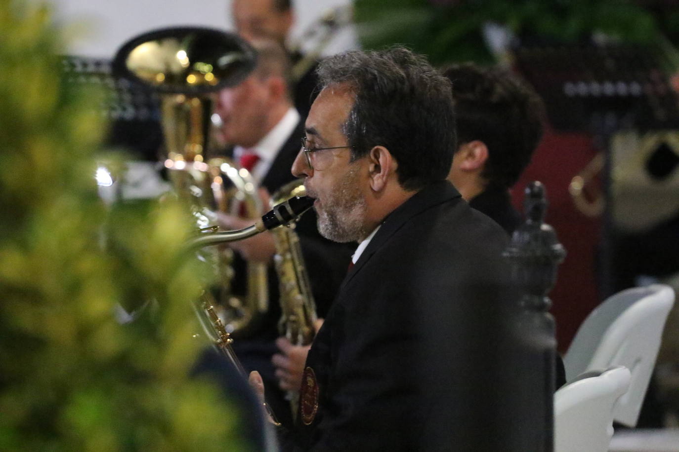 Fotos: La Plaza de la Alcazaba acoge varios conciertos de bandas con un fin solidario