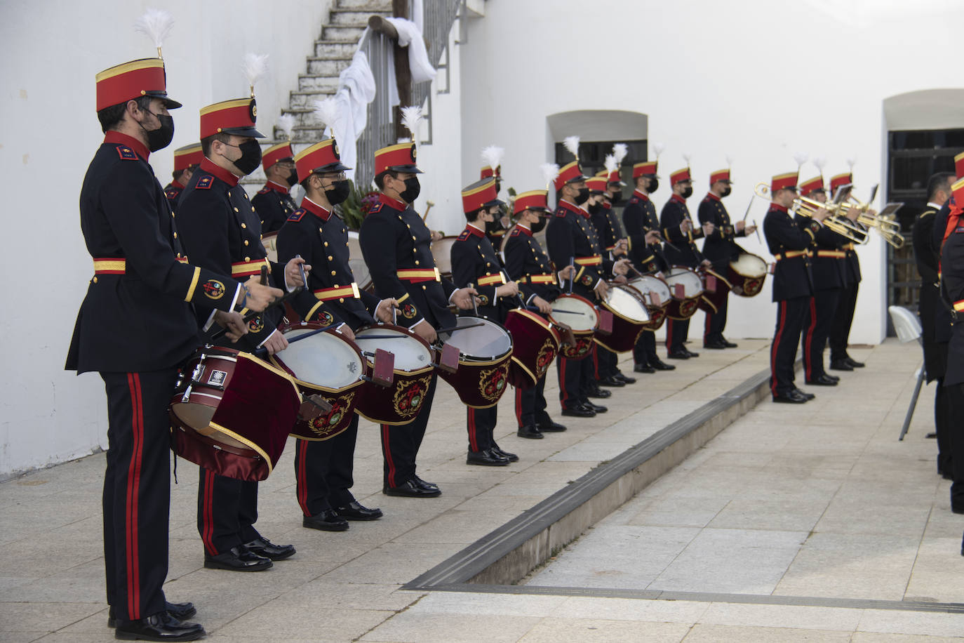 Fotos: La Plaza de la Alcazaba acoge varios conciertos de bandas con un fin solidario