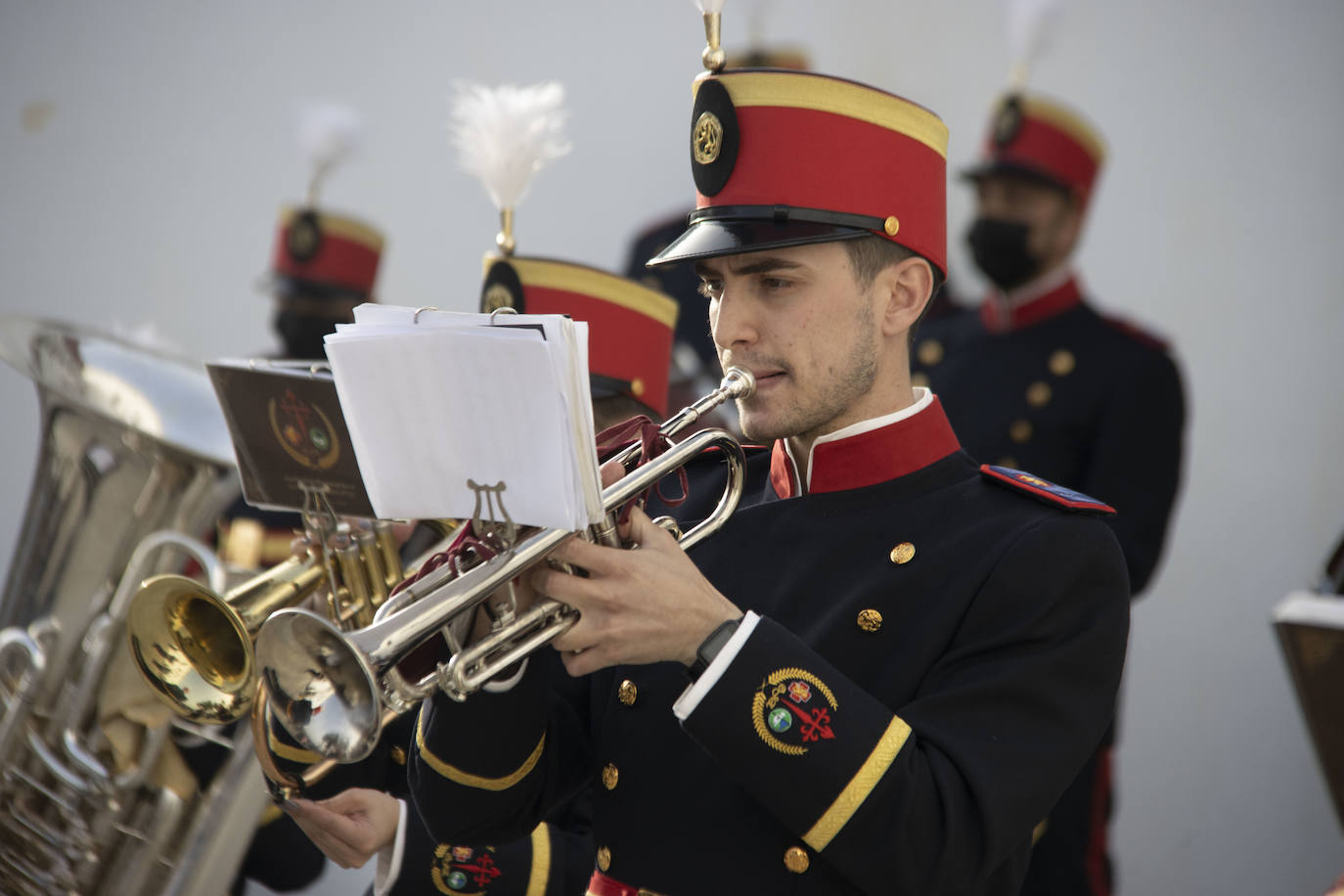 Fotos: La Plaza de la Alcazaba acoge varios conciertos de bandas con un fin solidario