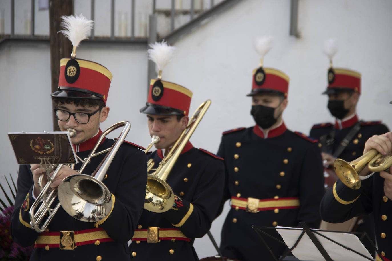 Fotos: La Plaza de la Alcazaba acoge varios conciertos de bandas con un fin solidario