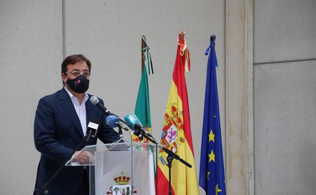 Guillermo Fernández Vara, presidente de la Junta de Extremadura.