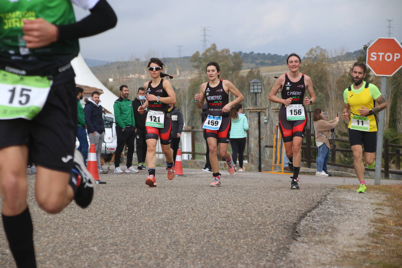 Fotos: Carlos Cobos e Irene Cascajosa ganan el II Duatlón Cross &#039;Dehesa de Jerez&#039;