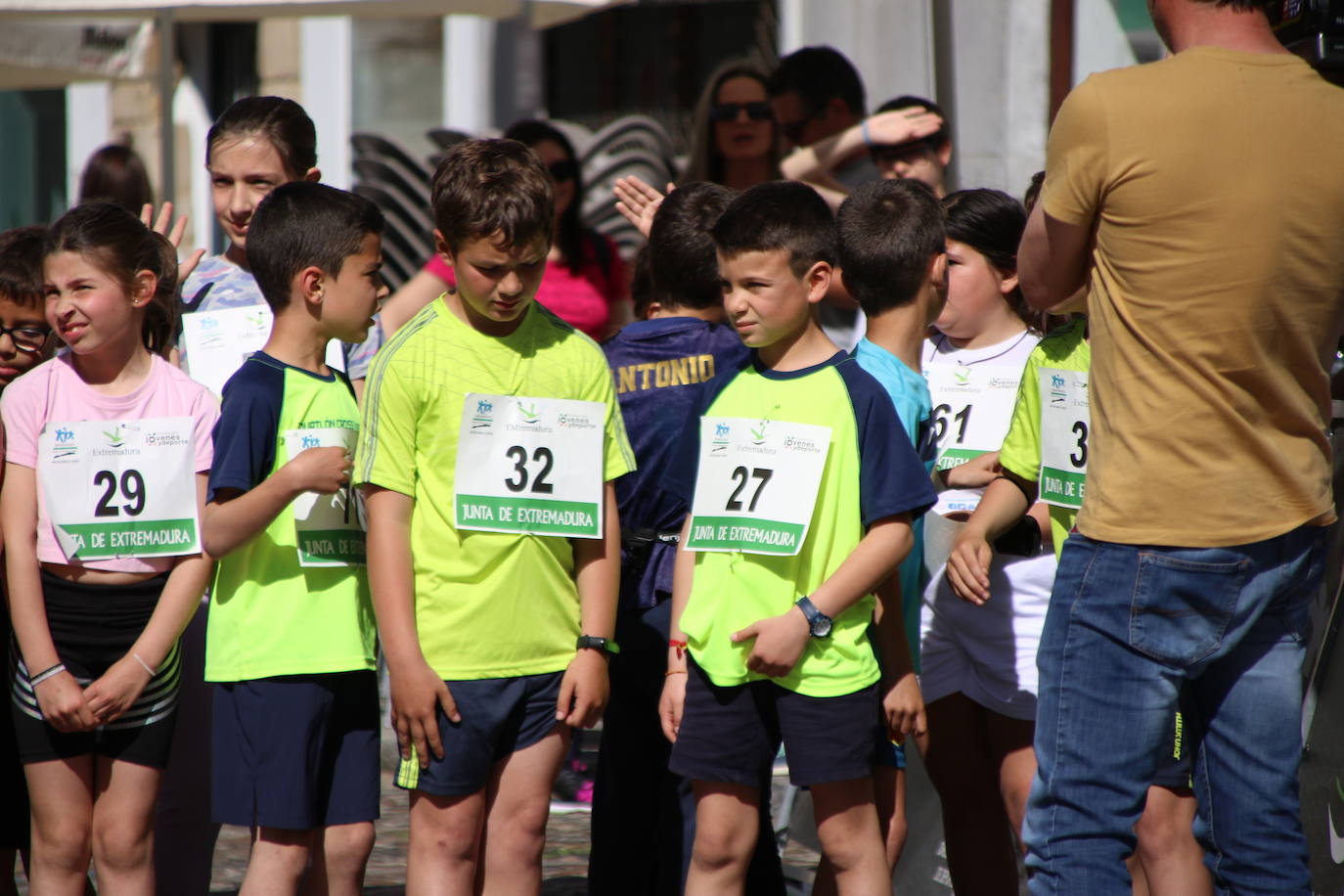 Fotos: Bruno Paixão y Anabel Benítez, vencedores de la XXIII Carrera Popular de Jerez de los Caballeros