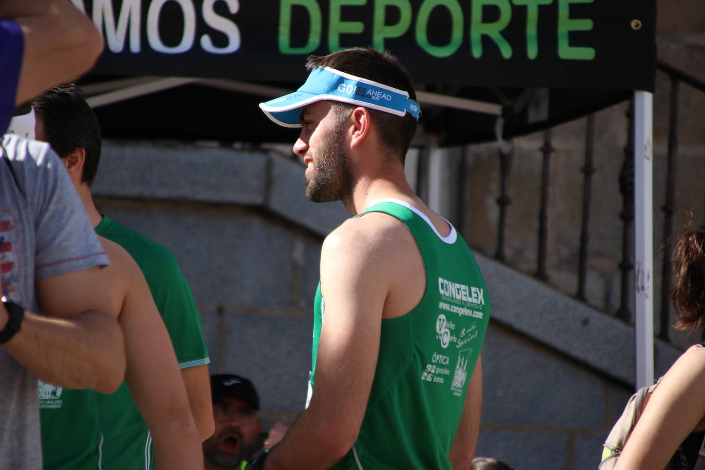 Fotos: Bruno Paixão y Anabel Benítez, vencedores de la XXIII Carrera Popular de Jerez de los Caballeros