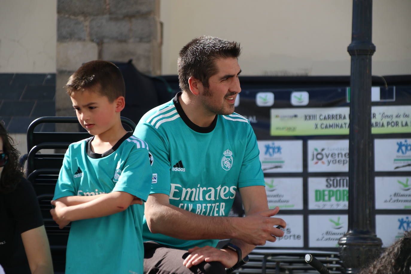 Fotos: Bruno Paixão y Anabel Benítez, vencedores de la XXIII Carrera Popular de Jerez de los Caballeros