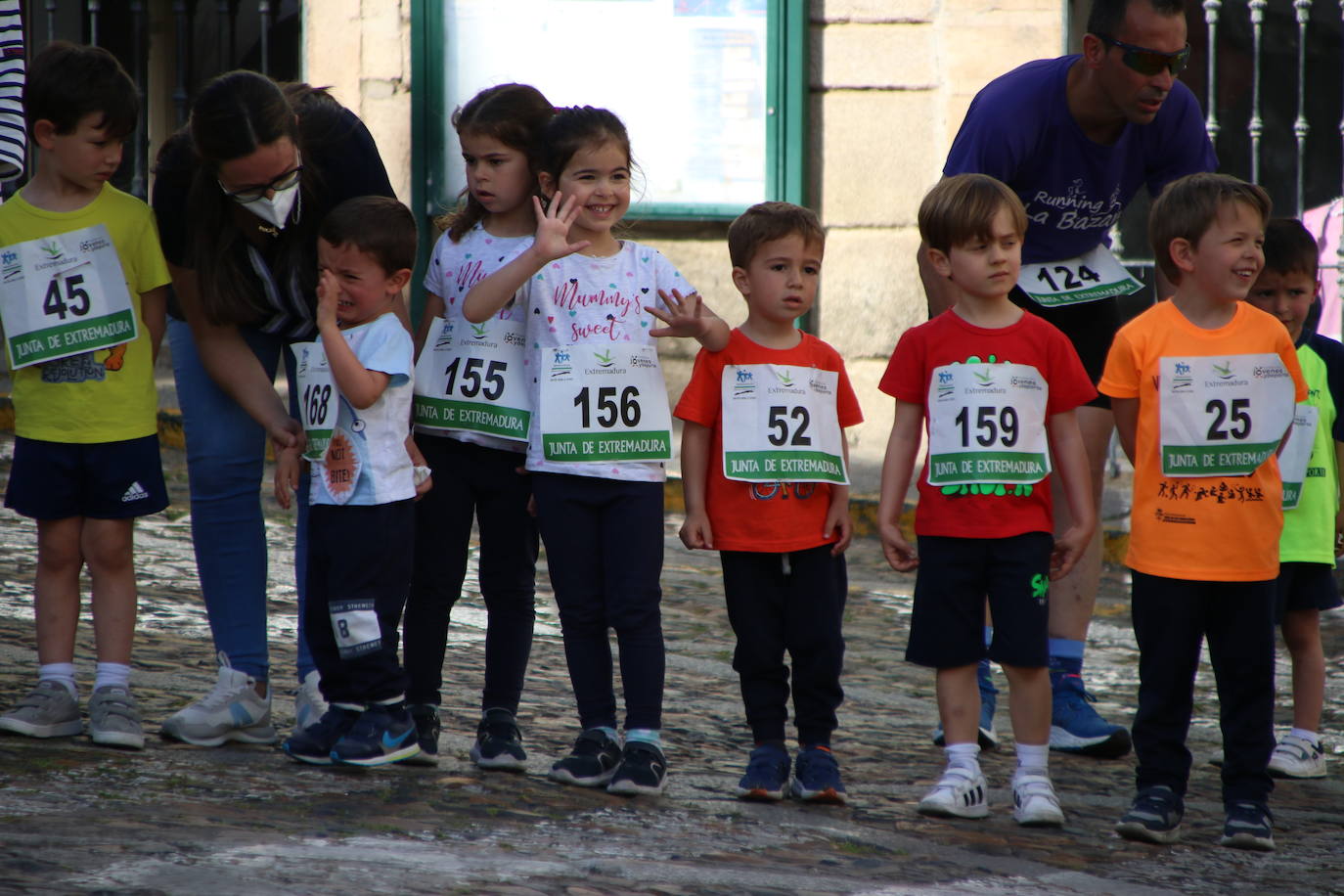 Fotos: Bruno Paixão y Anabel Benítez, vencedores de la XXIII Carrera Popular de Jerez de los Caballeros