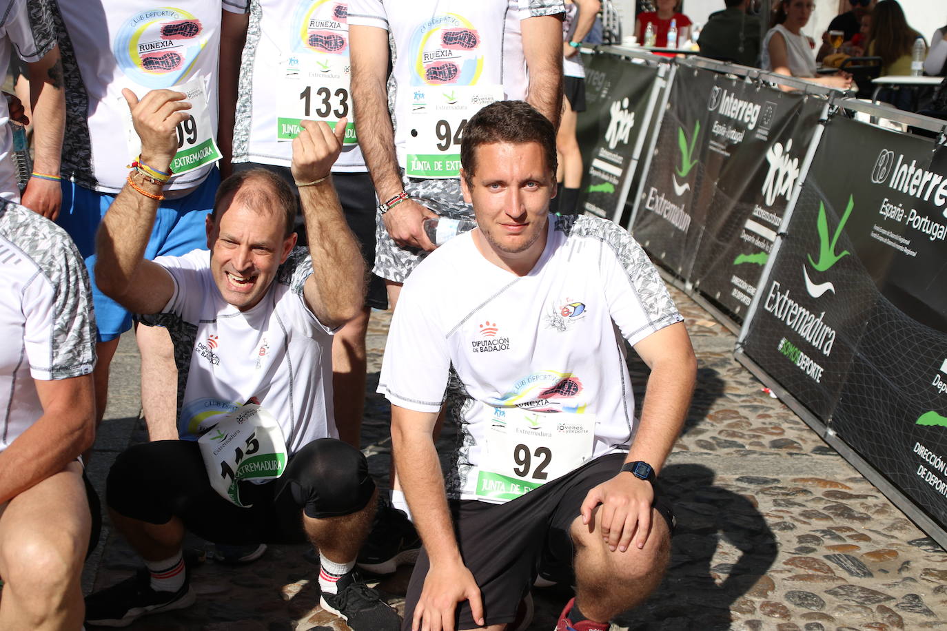Fotos: Bruno Paixão y Anabel Benítez, vencedores de la XXIII Carrera Popular de Jerez de los Caballeros