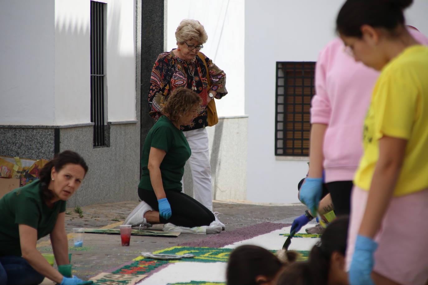 Fotos: Las alfombras de sal vuelven a engalanar las calles de Jerez para celebrar el Corpus Christi