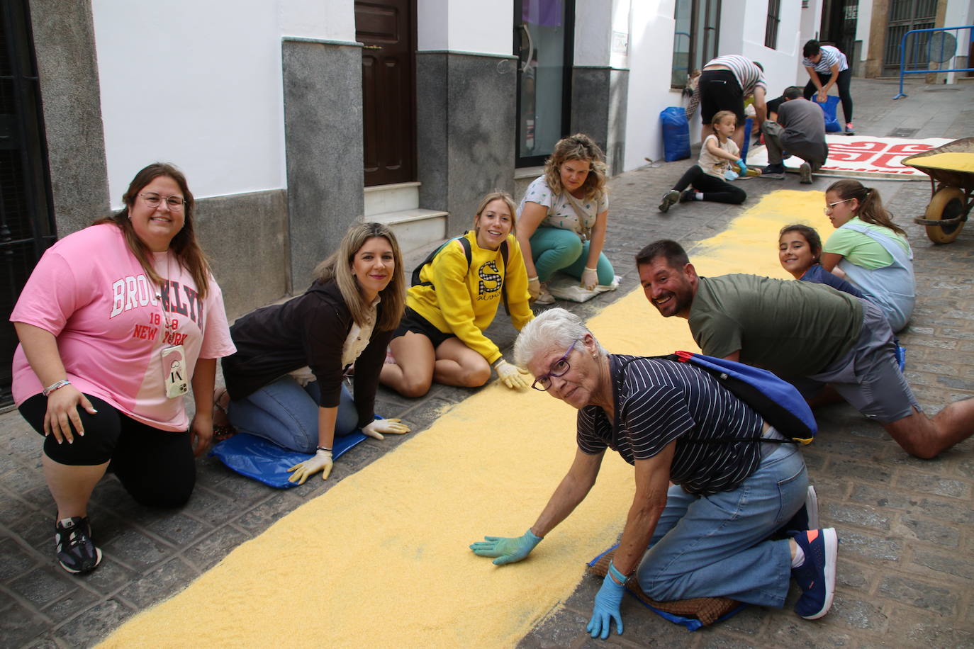 Fotos: Las alfombras de sal vuelven a engalanar las calles de Jerez para celebrar el Corpus Christi