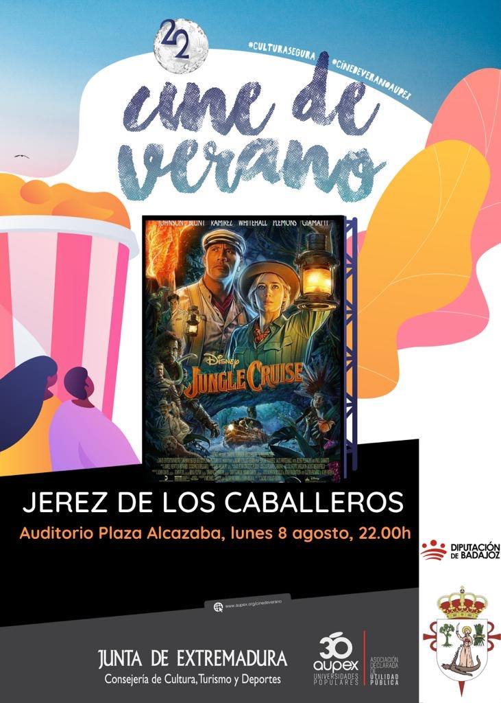 La Plaza de la Alcazaba acoge esta noche la proyección de la película 'Jungle Cruise'