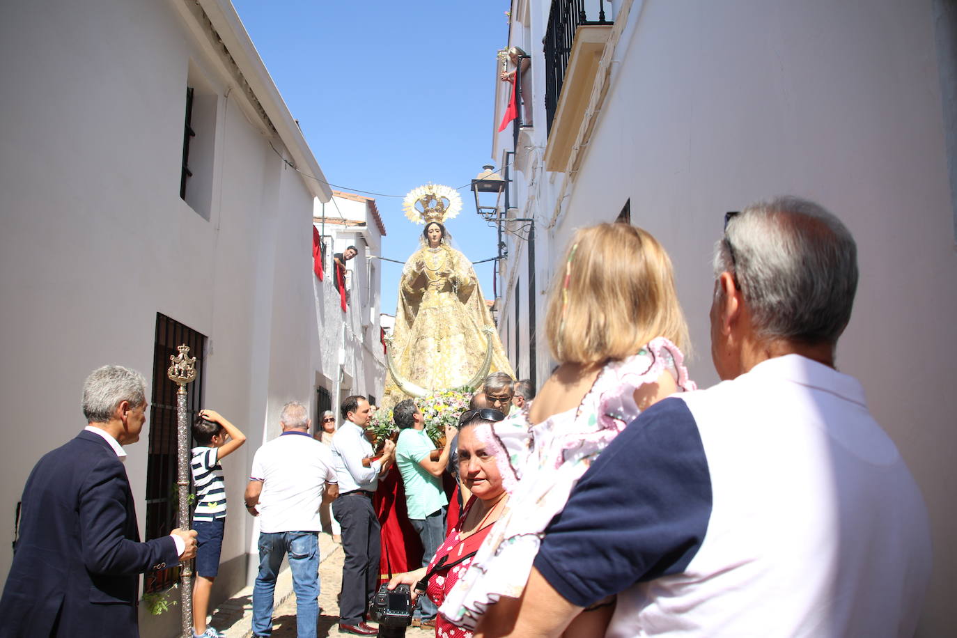 Fotos: Jerez celebra la procesión en honor de su patrón, San Bartolomé, y la Virgen del Reposo