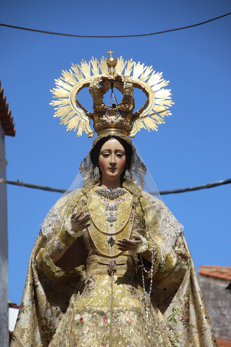 Fotos: Jerez celebra la procesión en honor de su patrón, San Bartolomé, y la Virgen del Reposo