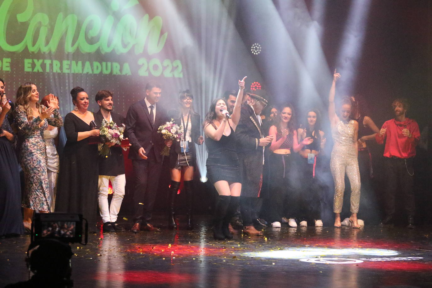 Fotos: Ana Nina, ganadora del Festival de la Canción de Extremadura 2022