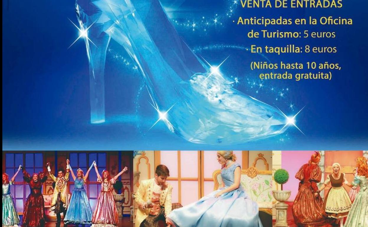 El cine-teatro Balboa acoge este viernes, 16 de diciembre, 'Cenicienta. El musical'