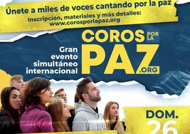 Jerez de los Caballeros vuelve a sumarse, este domingo, a la iniciativa «Coros por la Paz»