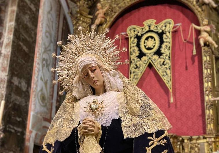La Cofradía del Señor Ecce-Homo continúa con la celebración del septenario en honor de Nuestra Señora de los Desamparados