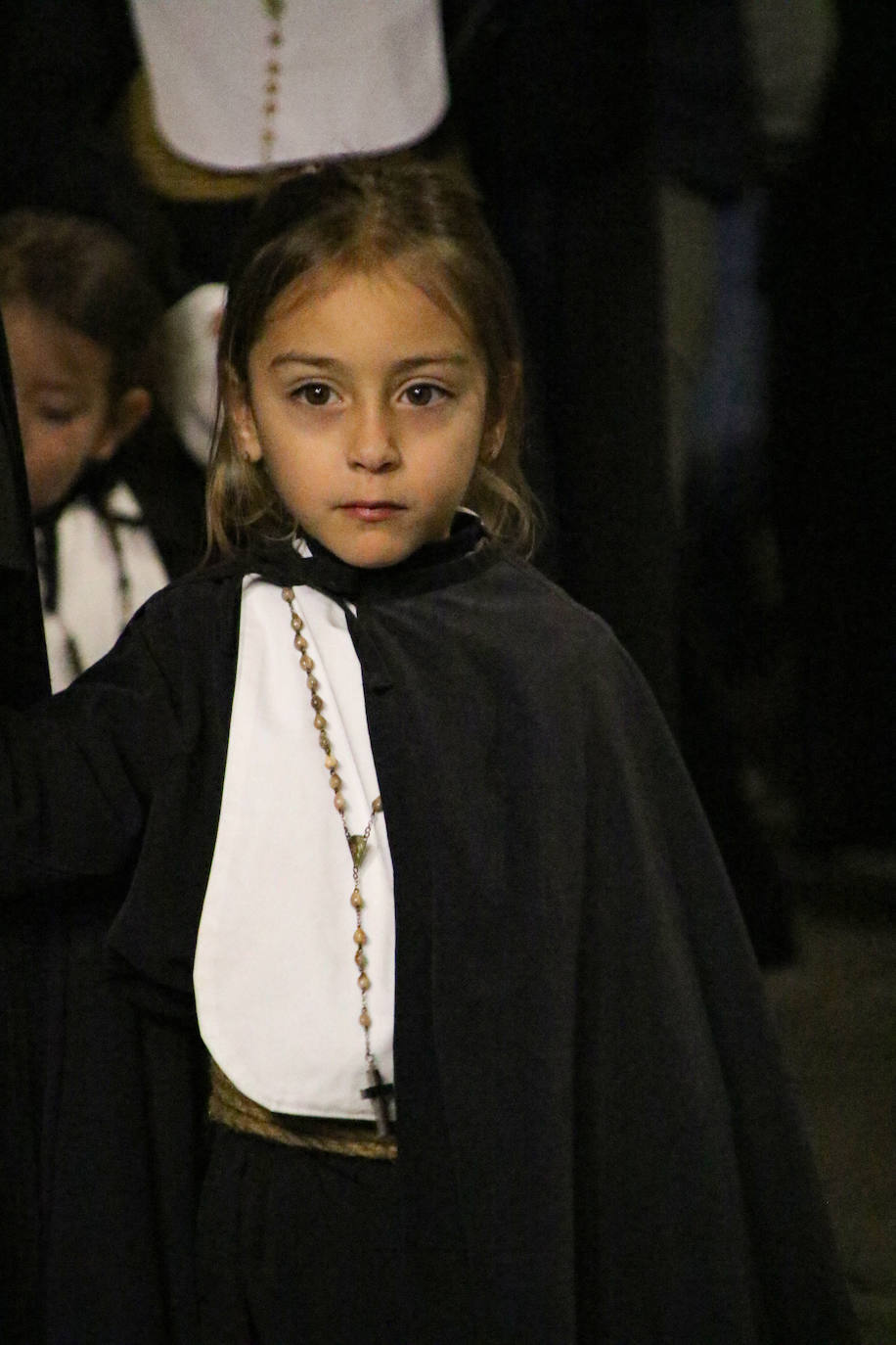 Silencio y recogimiento en la noche del Martes Santo jerezano al paso de Jesús Orando en el Huerto