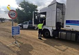 Imagen de un control de la Guardia Civil.