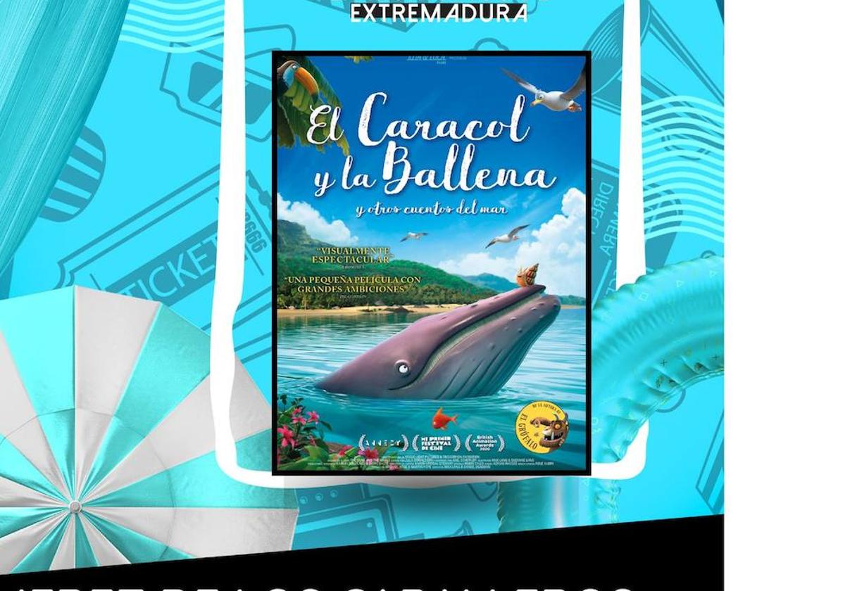 La Plaza de la Alcazaba acoge, este lunes, la proyección de la película «El caracol y la ballena»