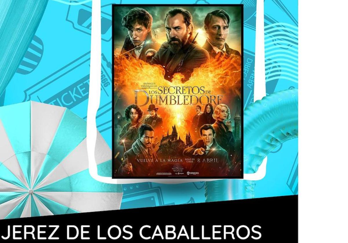 La Plaza de la Alcazaba acoge, este martes, la proyección de «Animales fantásticos: los secretos de Dumbledore»