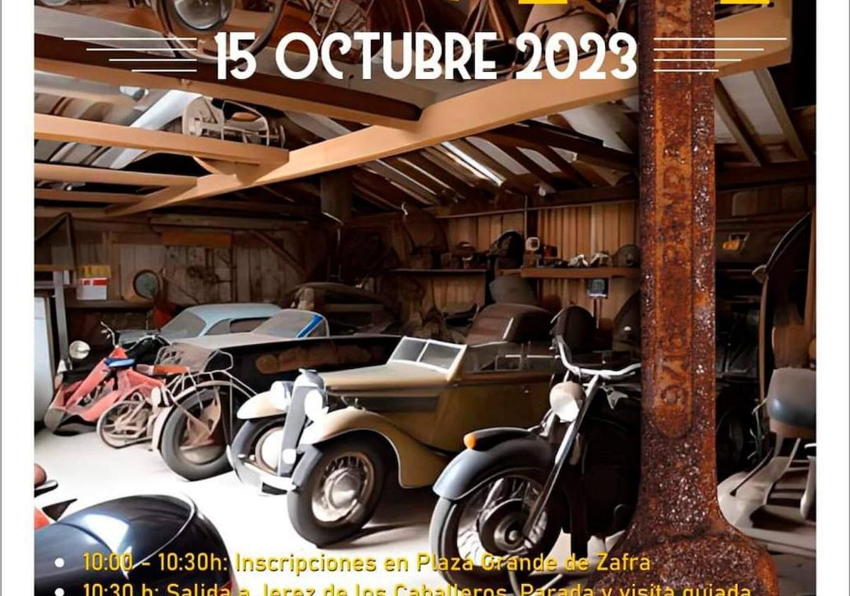 Jerez de los Caballeros acoge este domingo, 15 de octubre, la Ruta de Vehículos Clásicos