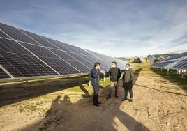 Una de las plantas solares que Alter Enersun tiene en Extremadura.