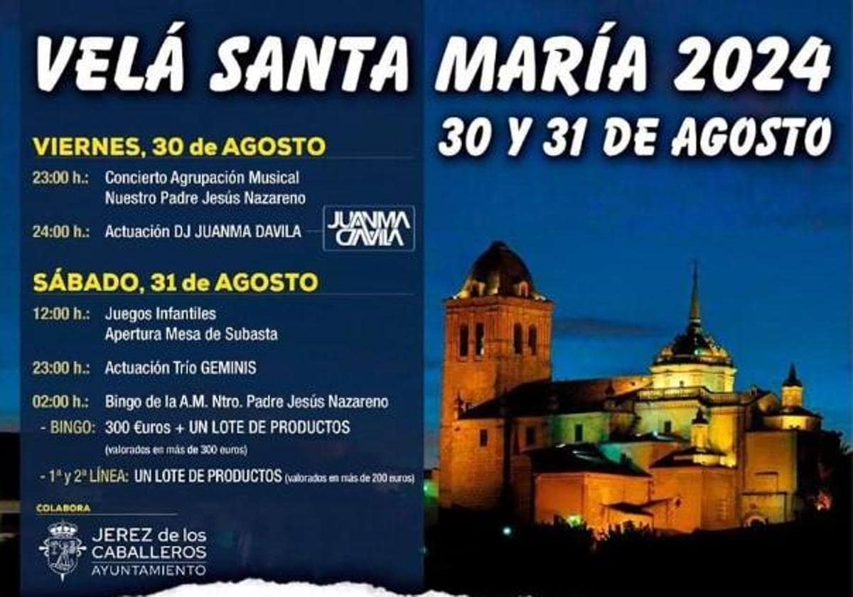 El barrio de Santa María celebra su 'velá' los días 30 y 31 de agosto