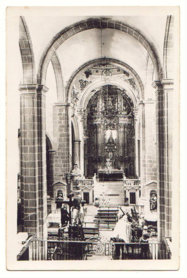 Retablo de Santa María en los años 50.