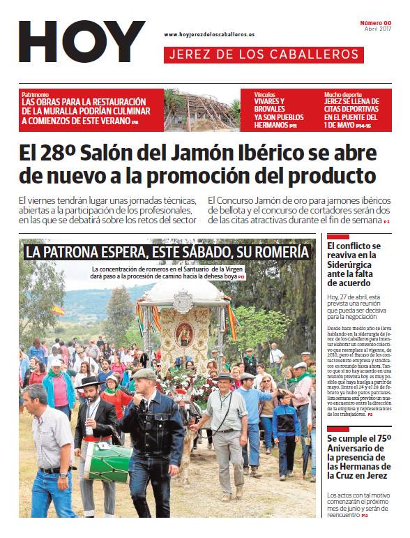 Sale a la calle el nº 66 de HOY Jerez de los Caballeros