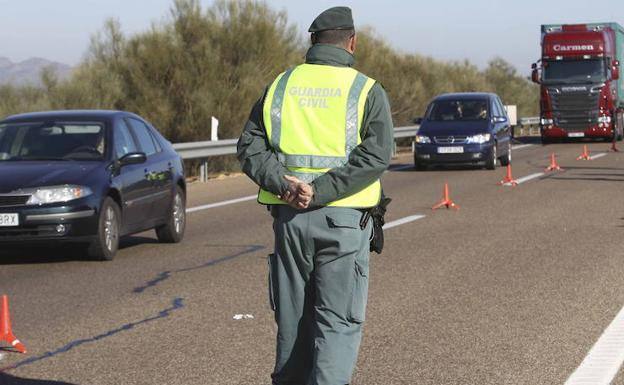 Control de la Guardia Civil. 