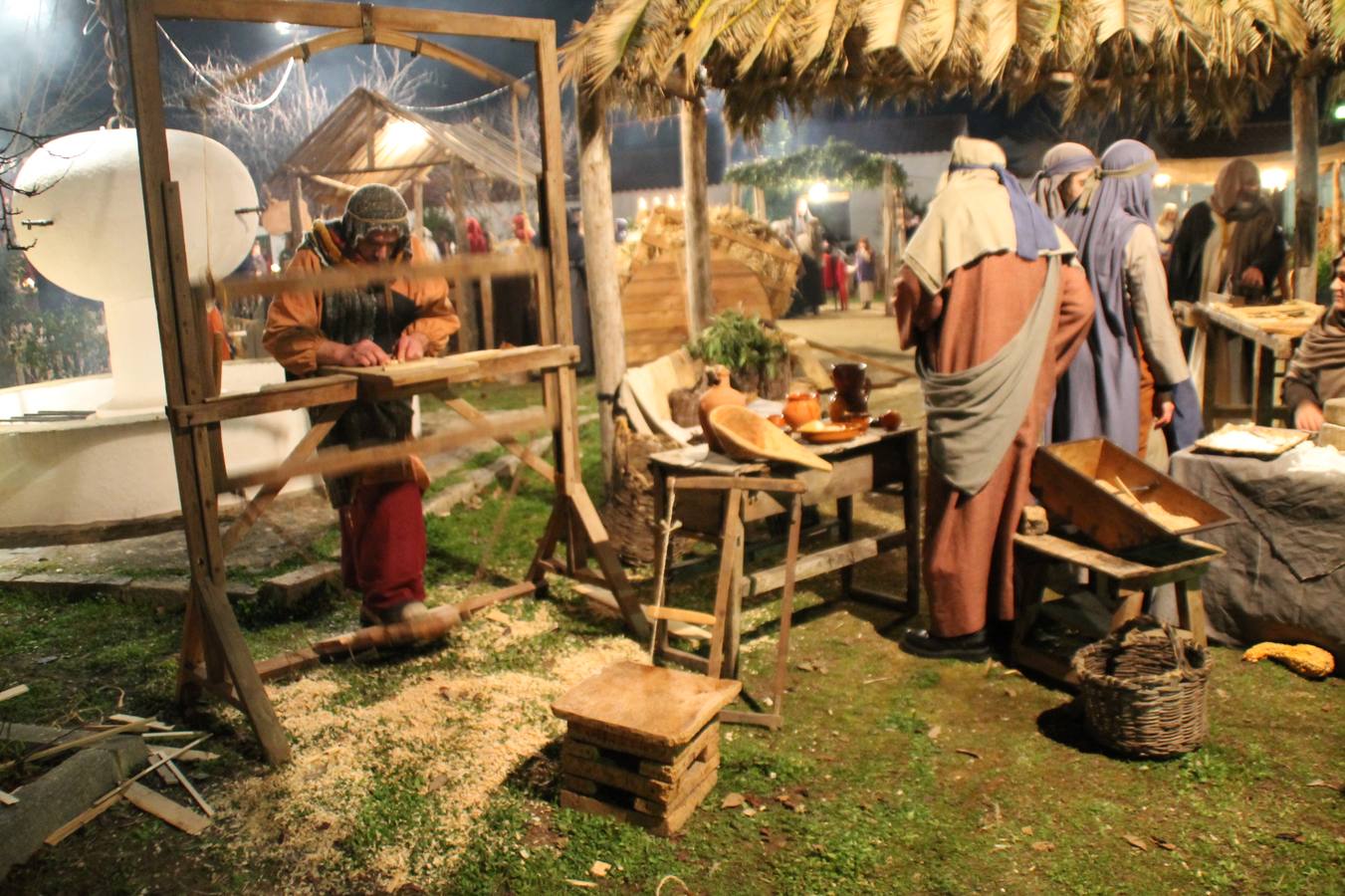 La recreación de oficios tradicionales y estampas de la vida rural de antaño es uno de sus grandes atractivos.