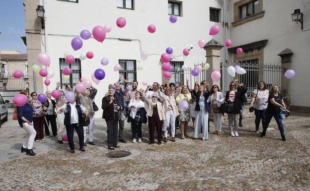 Celebrración del dia Mundial de la Fibromialgia en Cáceres.
