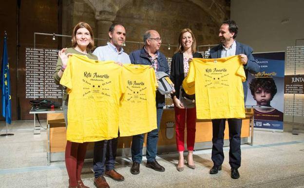 Presentación de la campaña 'Reto amarillo' en Mérida.