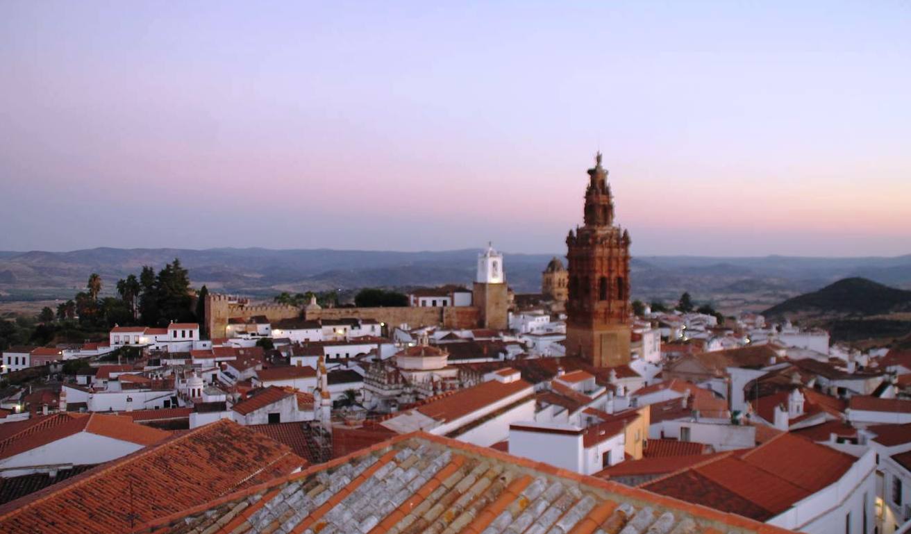 Vista de Jerez de los Caballeros desde el Barrio Alto.