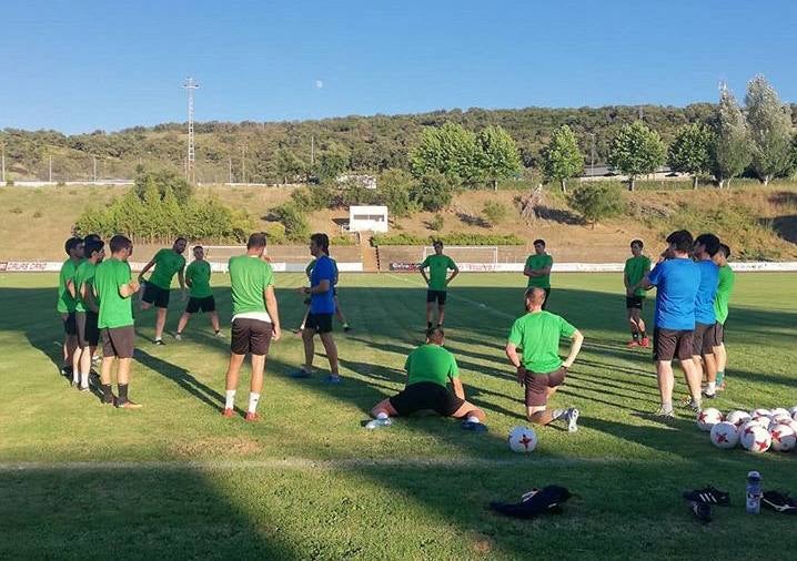 Entrenamiento del Jerez C. F.