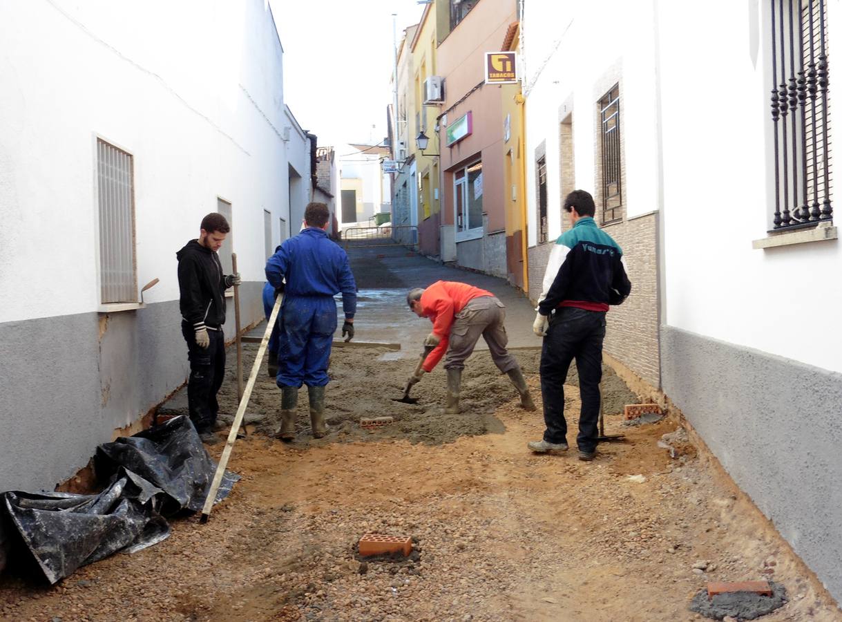 Desempleados contratados por el Ayuntamiento