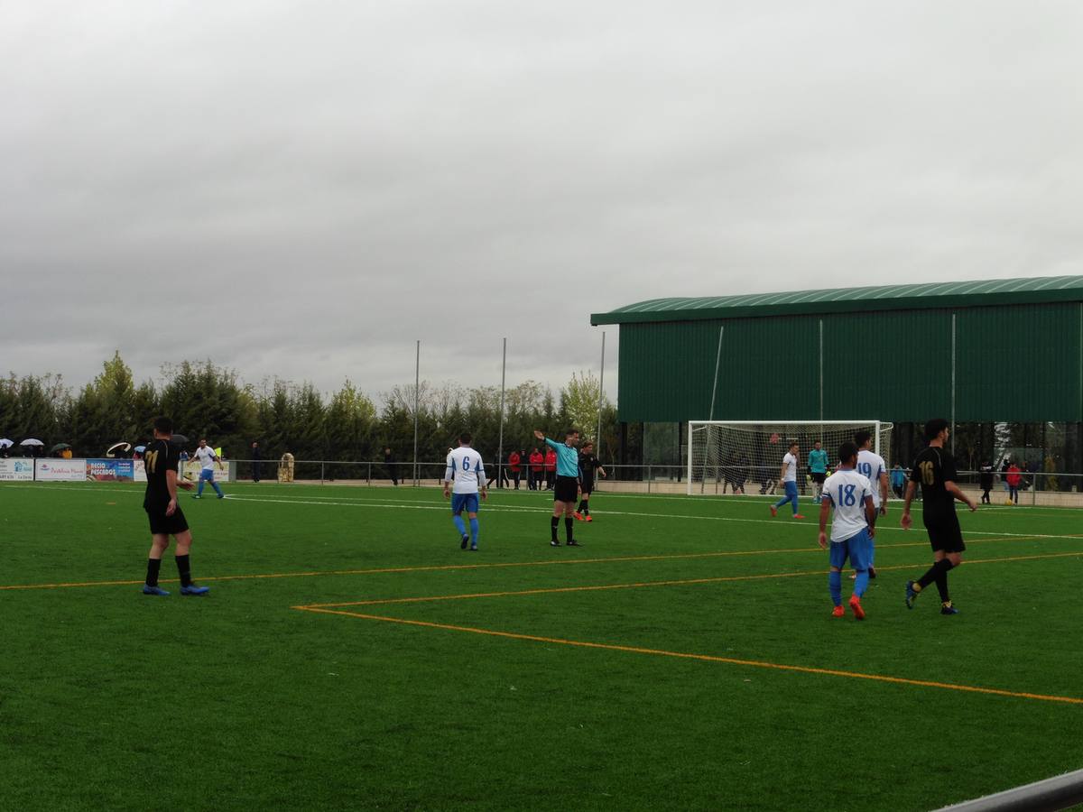 Partido disputado en La Zarza el pasado domingo