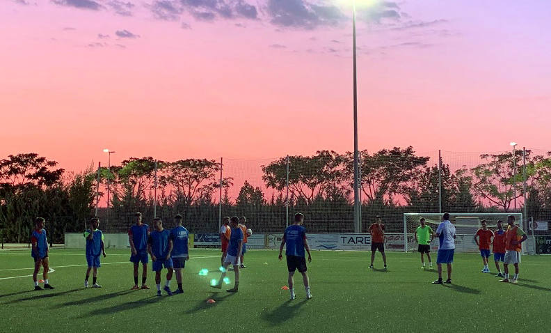 Uno de los entrenamientos de la semana