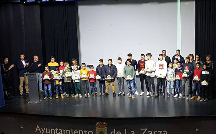 Foto de familia de los premiados el año pasado