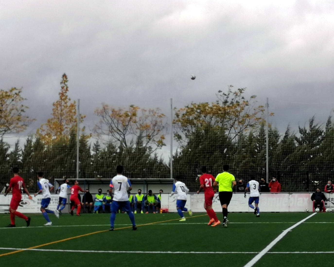 Imagen correspondiente al último partido ante el Torremejía