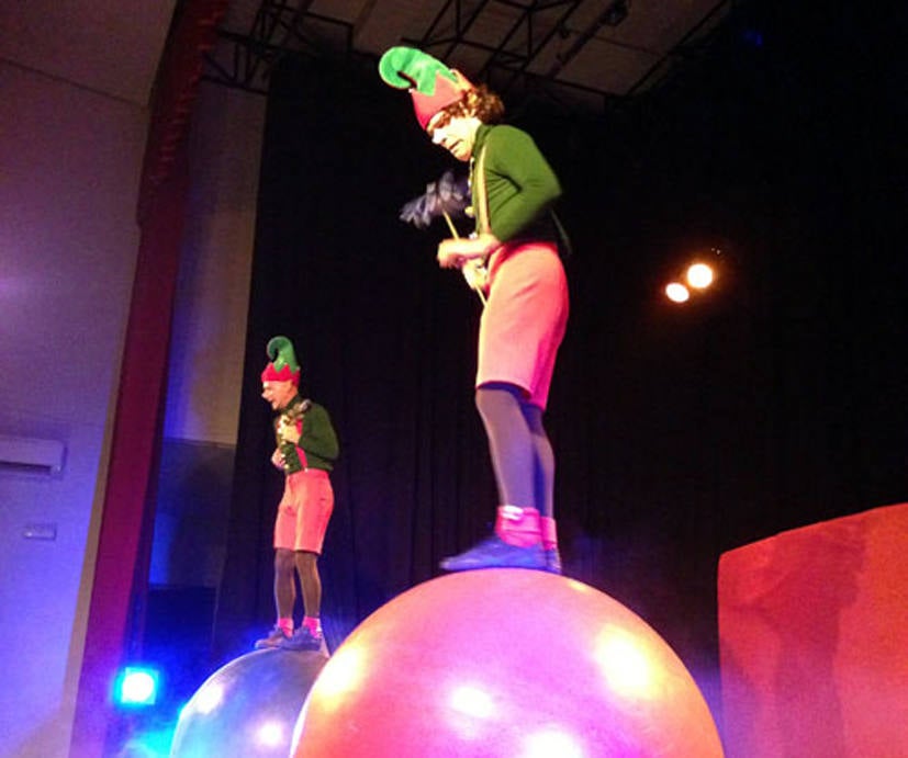 Animación callejera a cargo de la compañía Z Teatro