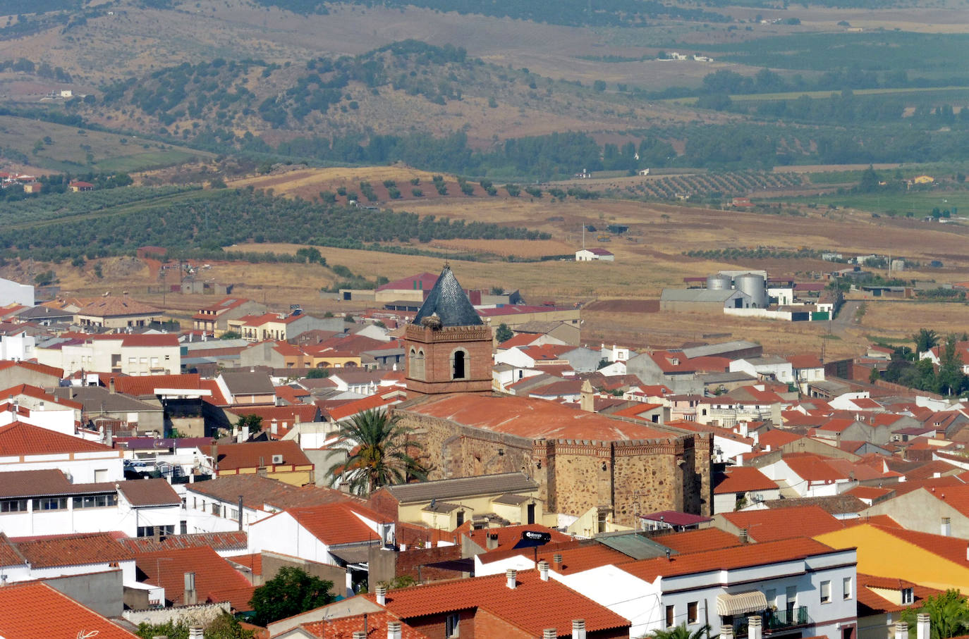 Vista panorámica de La Zarza