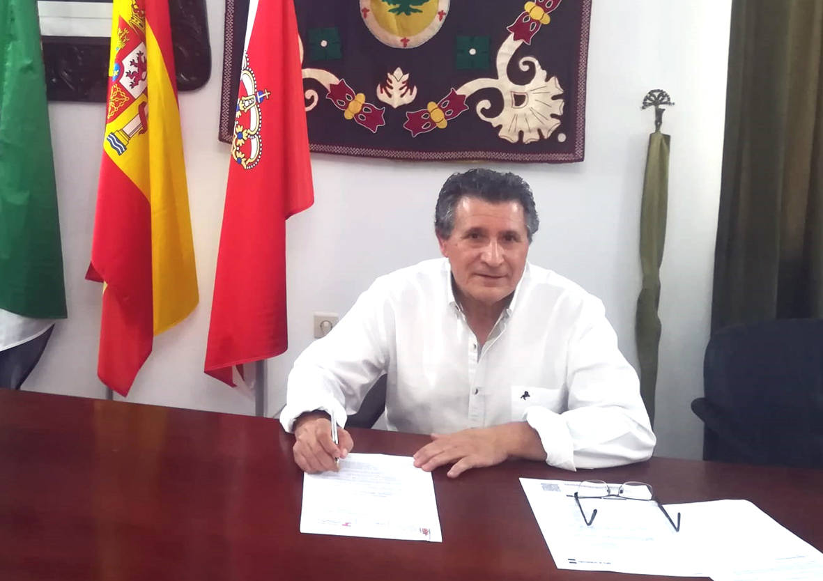 Miguel Sánchez Caballero, durante su etapa como secretario del Ayuntamiento