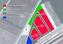 Planta general del nuevo polígono industrial