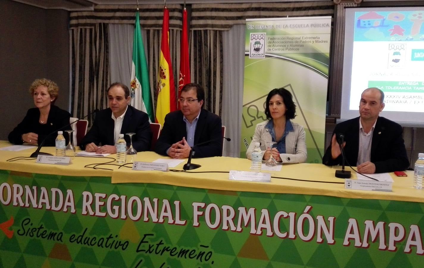 Acto inaugural de las jornadas educativas