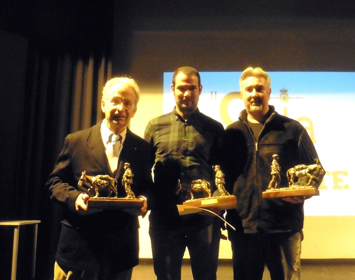 Imagen de los tres premiados