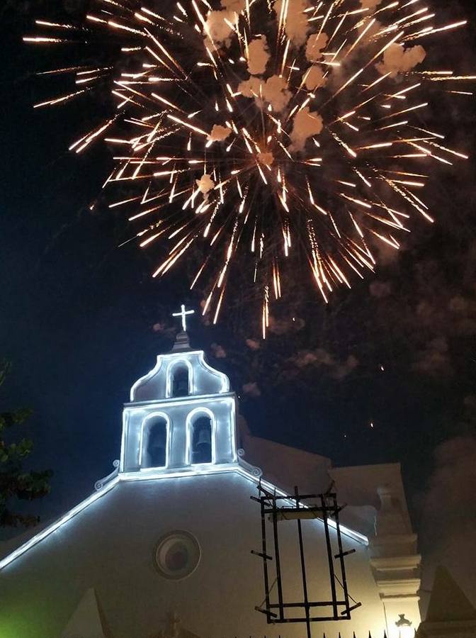 Los fuegos artificiales en la Ermita