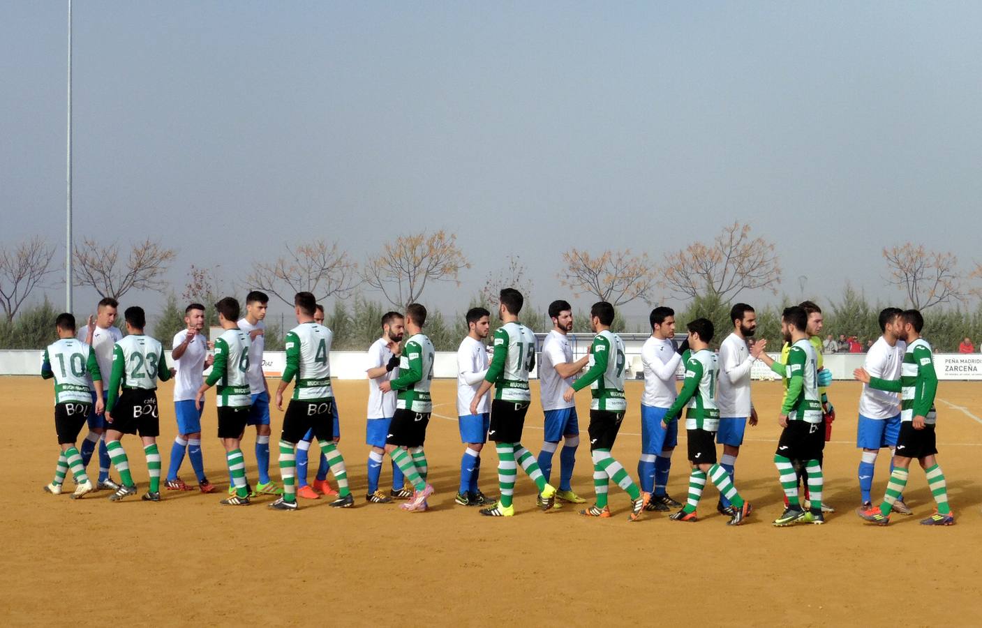 Partido ante el Bienvenida en la primera vuelta